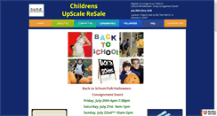Desktop Screenshot of childrensupscaleresale.com